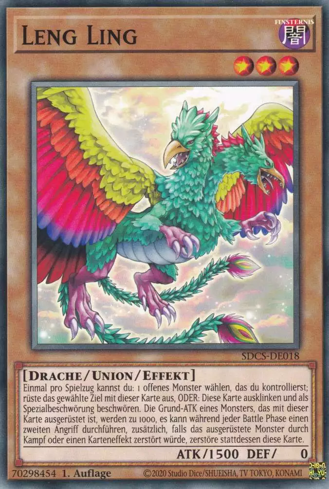 Leng Ling SDCS-DE018 ist in Common Yu-Gi-Oh Karte aus Cyber Strike 1.Auflage