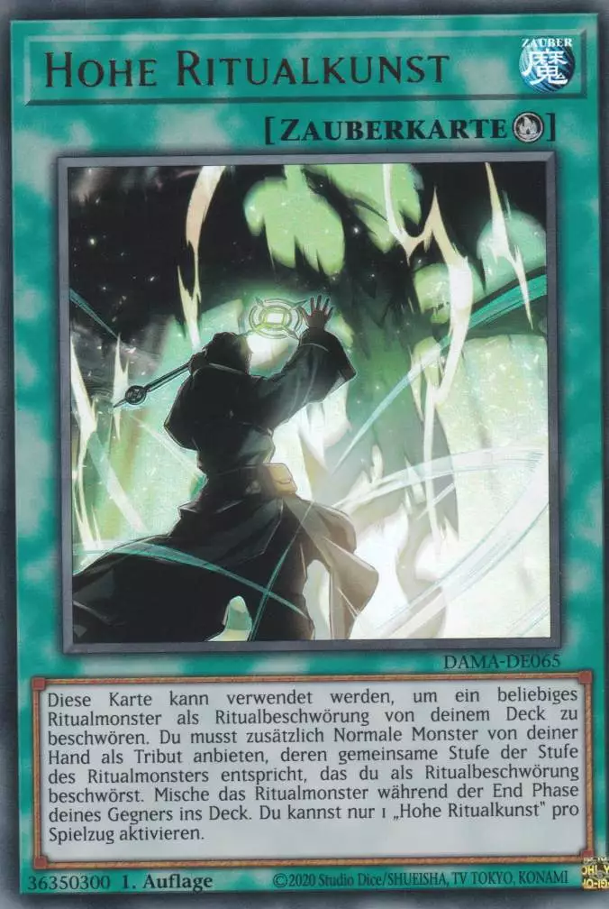 dama-de065-hohe-ritualkunst-ultra-rare-dawn-of-majesty Hohe Ritualkunst DAMA-DE065 ist in Ultra Rare Yu-Gi-Oh Karte aus Dawn of Majesty 1.Auflage