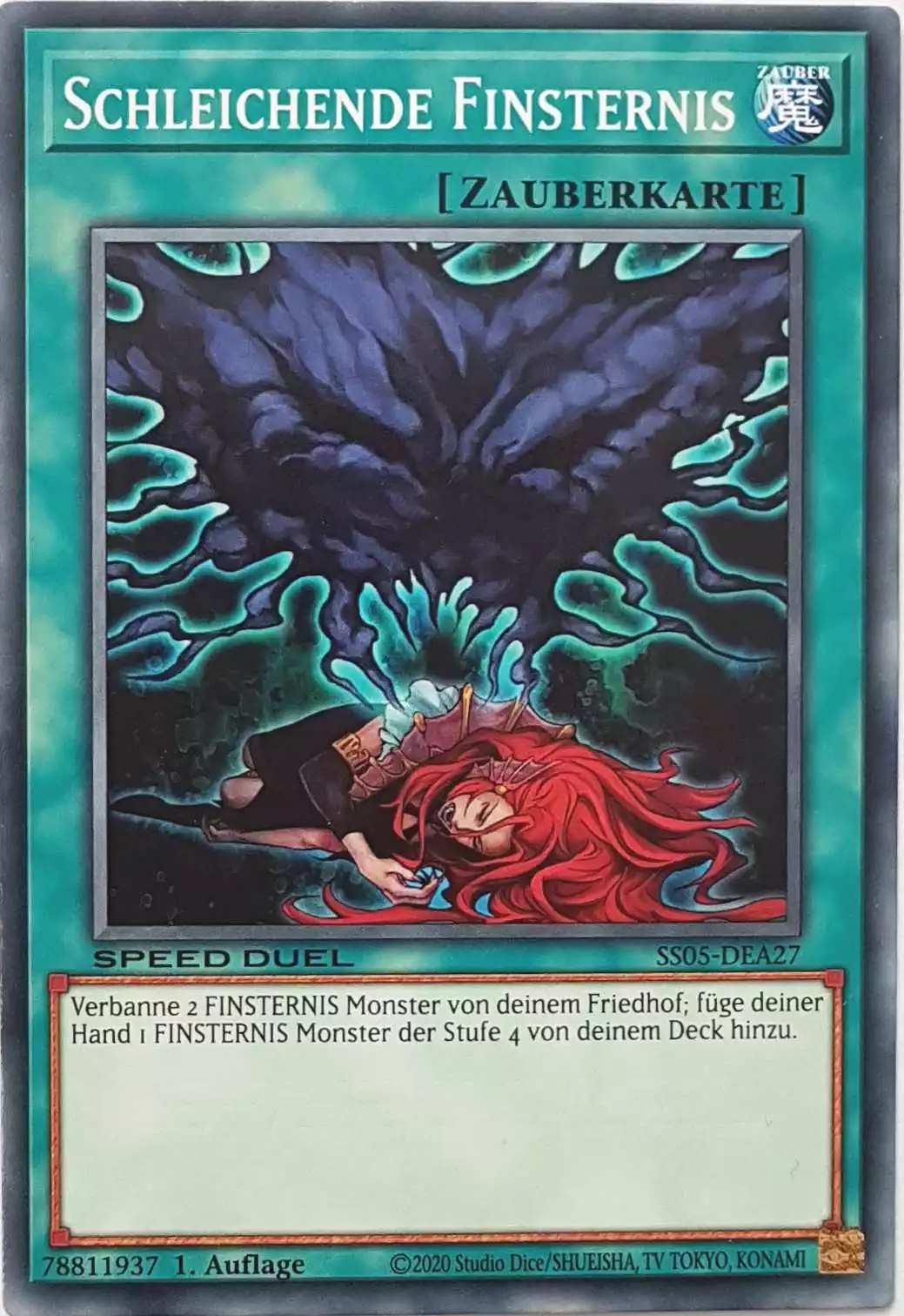 Schleichende Finsternis SS05-DEA27 ist in Common Yu-Gi-Oh Karte aus Twisted Nightmares 1.Auflage