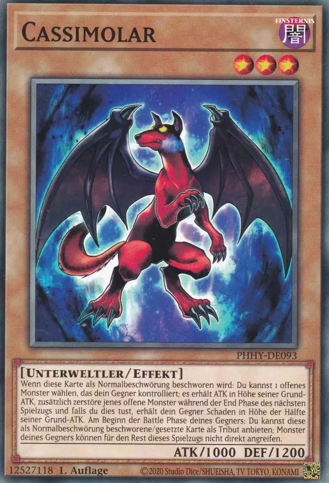 Cassimolar PHHY-DE093 ist in Common Yu-Gi-Oh Karte aus Photon Hypernova 1.Auflage