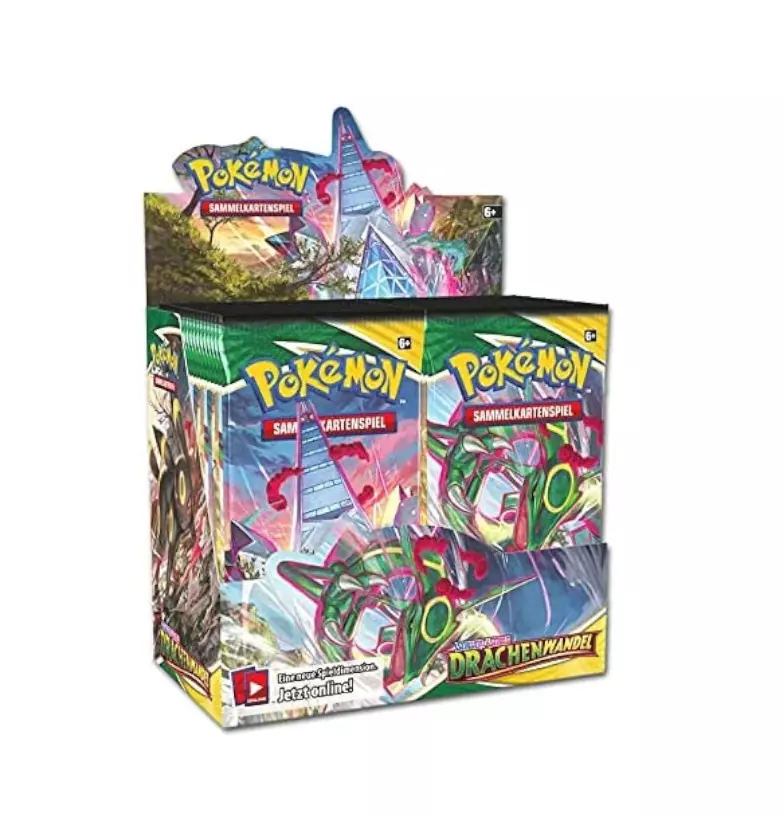 Pokemon Schwert & Schild Drachenwandel Booster-Display - Deutsch