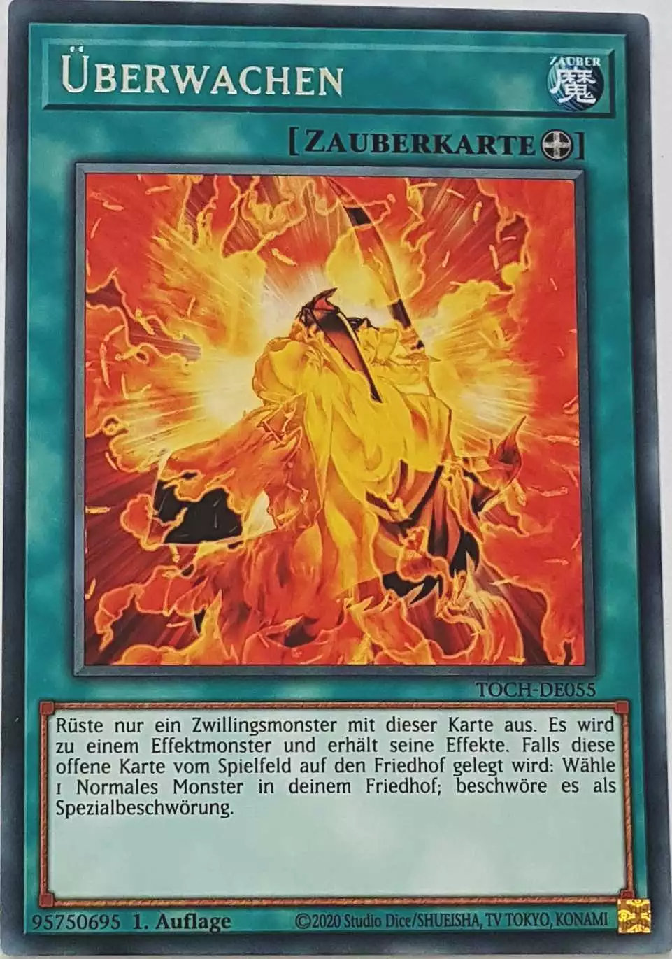 Überwachen TOCH-DE055 ist in Rare Yu-Gi-Oh Karte aus Toon Chaos 1.Auflage