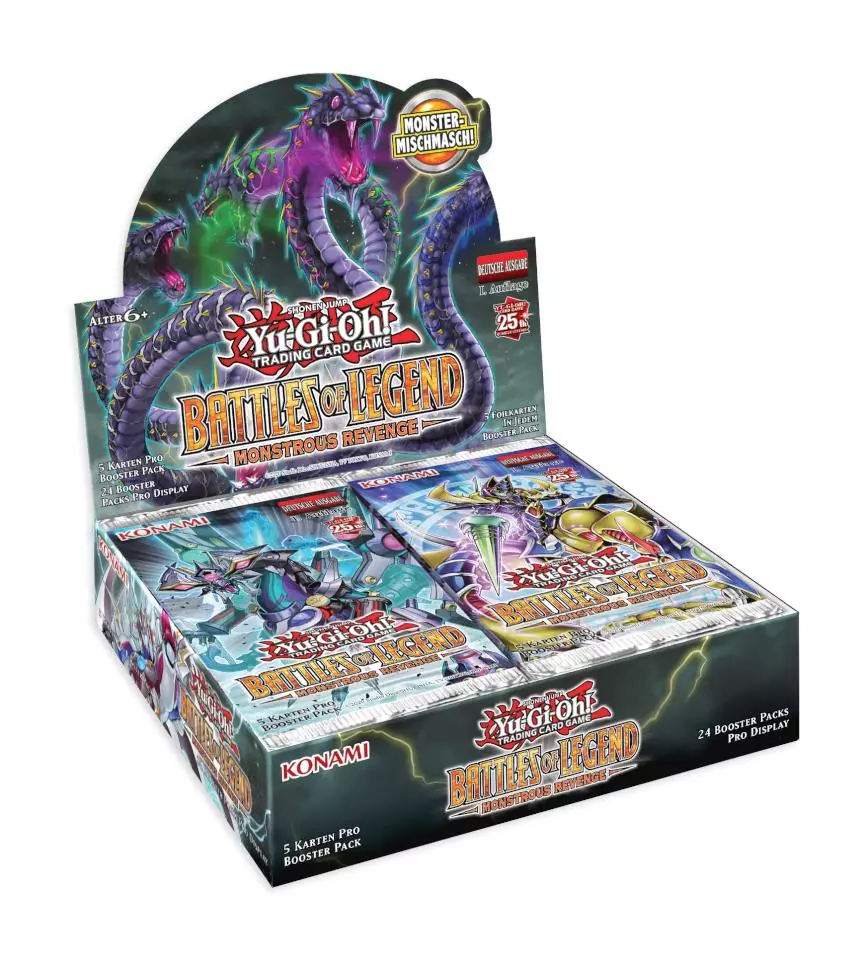 Yu-Gi-Oh! Battles of Legend Monstrous Revenge Booster Display 1. Auflage Deutsch