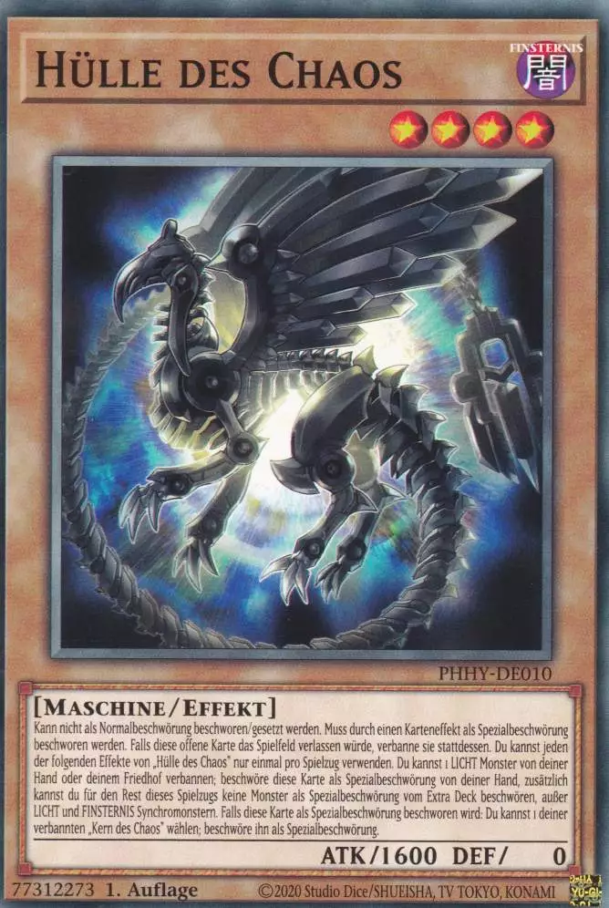 Hülle des Chaos PHHY-DE010 ist in Common Yu-Gi-Oh Karte aus Photon Hypernova 1.Auflage