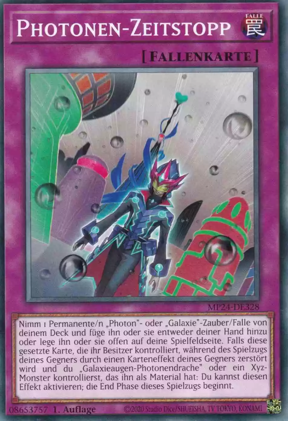 Photonen-Zeitstopp MP24-DE328 ist in Common Yu-Gi-Oh Karte aus 25th Anniversary Tin Dueling Mirrors 1.Auflage