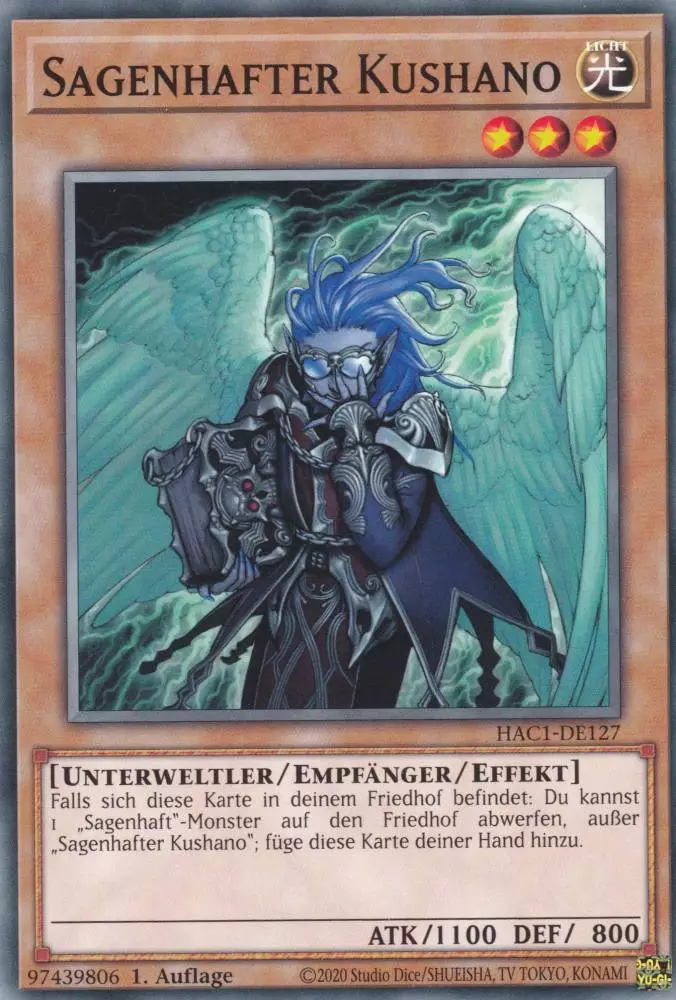 hac1-de127-sagenhafter-kushano-common-hidden-arsenal-chapter-1 Sagenhafter Kushano HAC1-DE127 ist in Common Yu-Gi-Oh Karte aus Hidden Arsenal Chapter 1 1.Auflage
