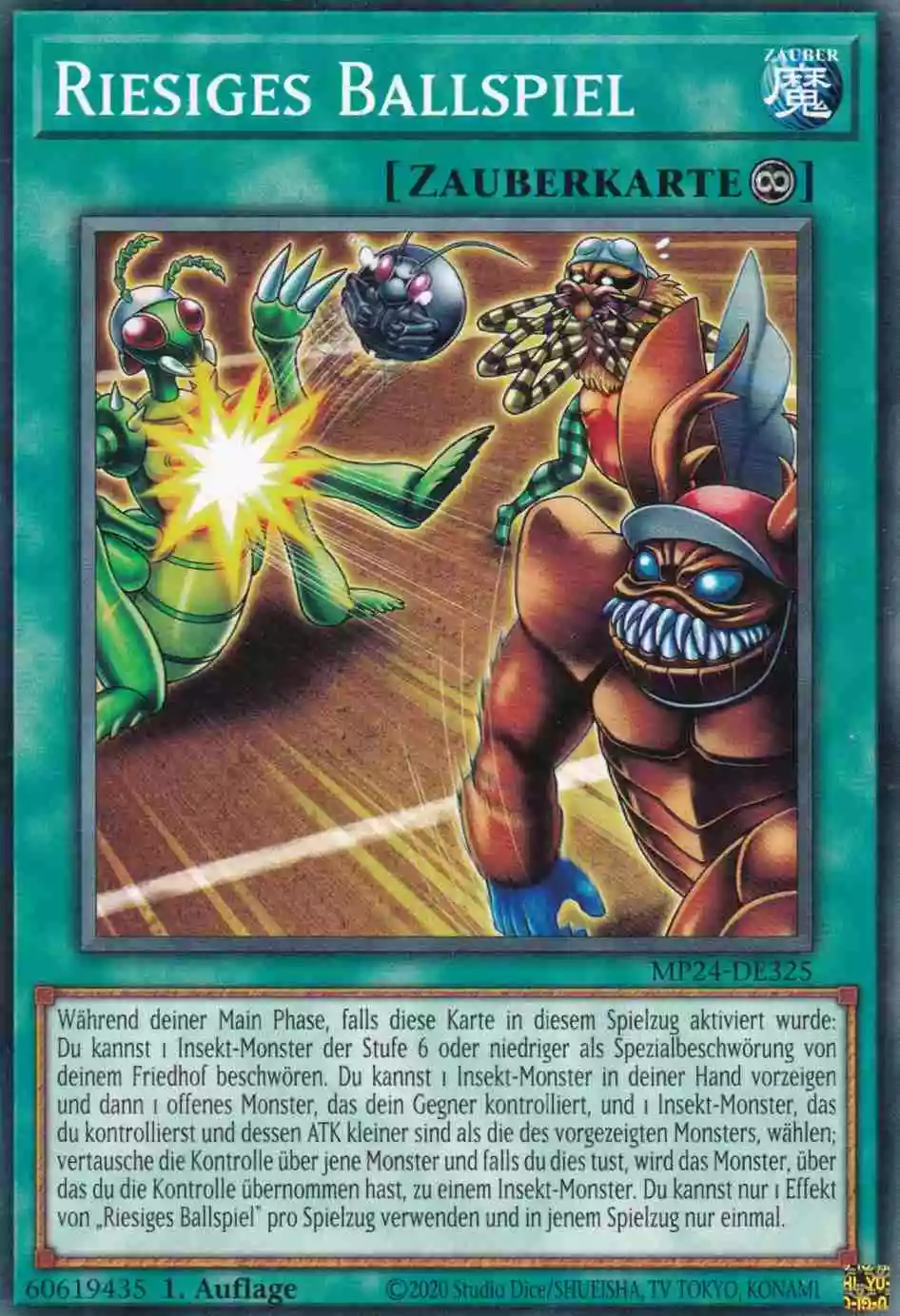 Riesiges Ballspiel MP24-DE325 ist in Common Yu-Gi-Oh Karte aus 25th Anniversary Tin Dueling Mirrors 1.Auflage