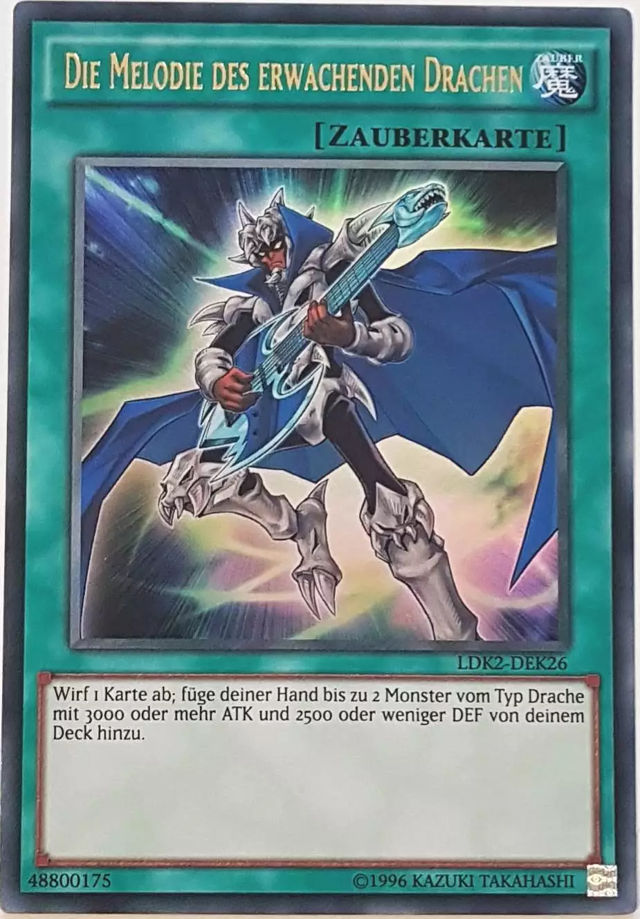 Die Melodie des erwachenden Drachen LDK2-DEK26 ist in Ultra Rare Yu-Gi-Oh Karte aus Legendary Decks 2 