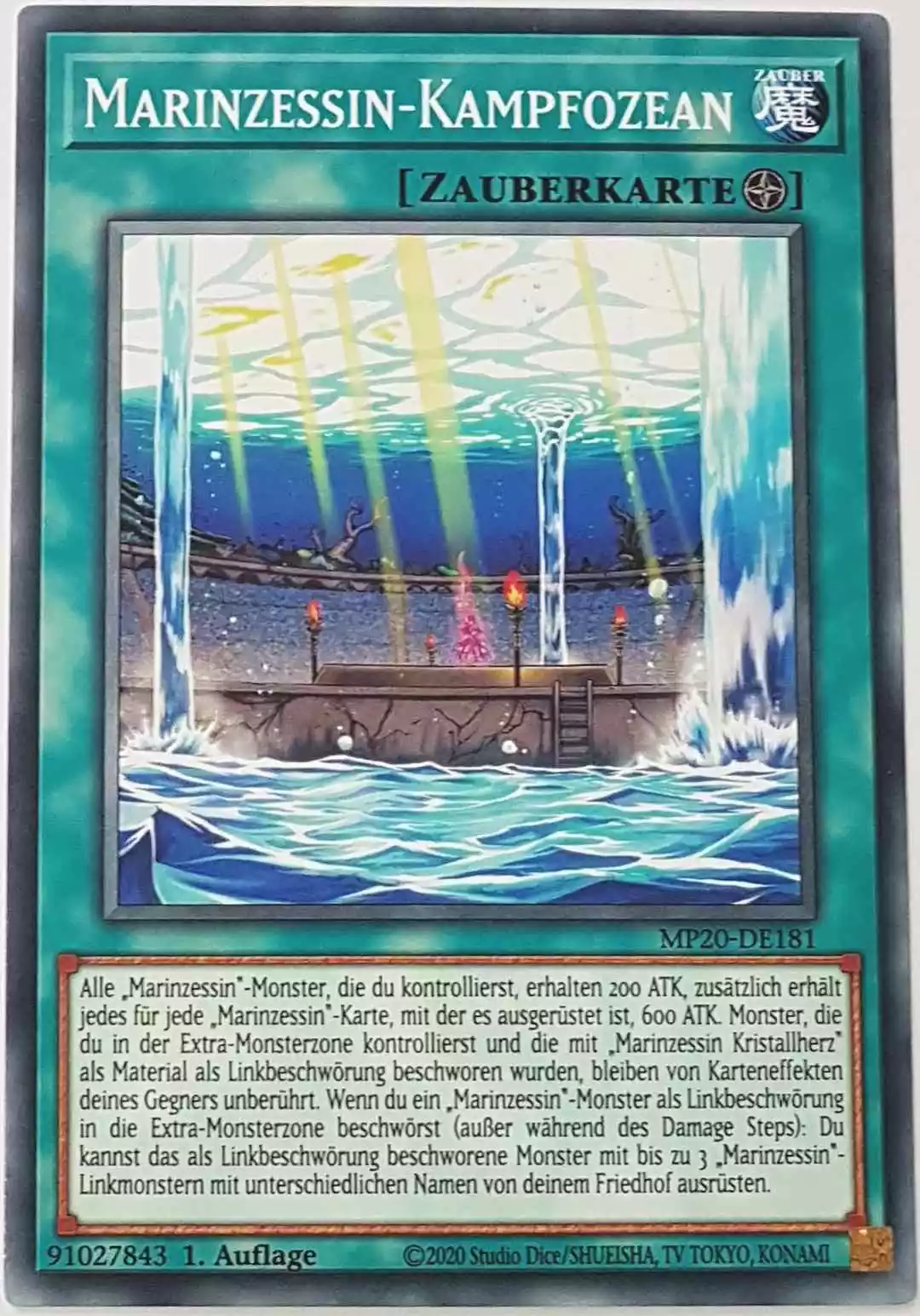 Marinzessin-Kampfozean MP20-DE181 ist in Common Yu-Gi-Oh Karte aus 2020 Tin of Lost Memories 1.Auflage