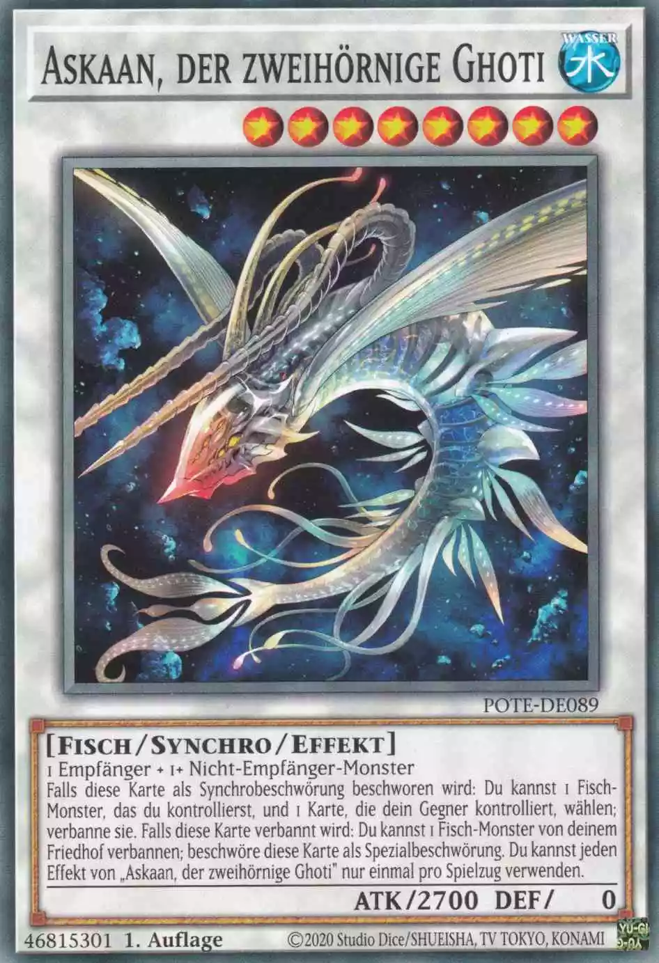 pote-de089-askaan-der-zweihoernige-ghoti-common-power-of-the-elements Askaan, der zweihörnige Ghoti POTE-DE089 ist in Common Yu-Gi-Oh Karte aus Power of the Elements 1.Auflage