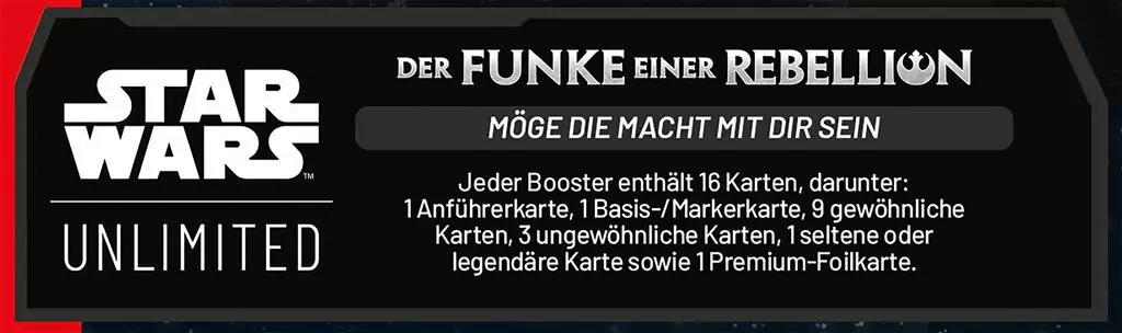 Star Wars: Unlimited - Der Funke einer Rebellion - Booster - Deutsch