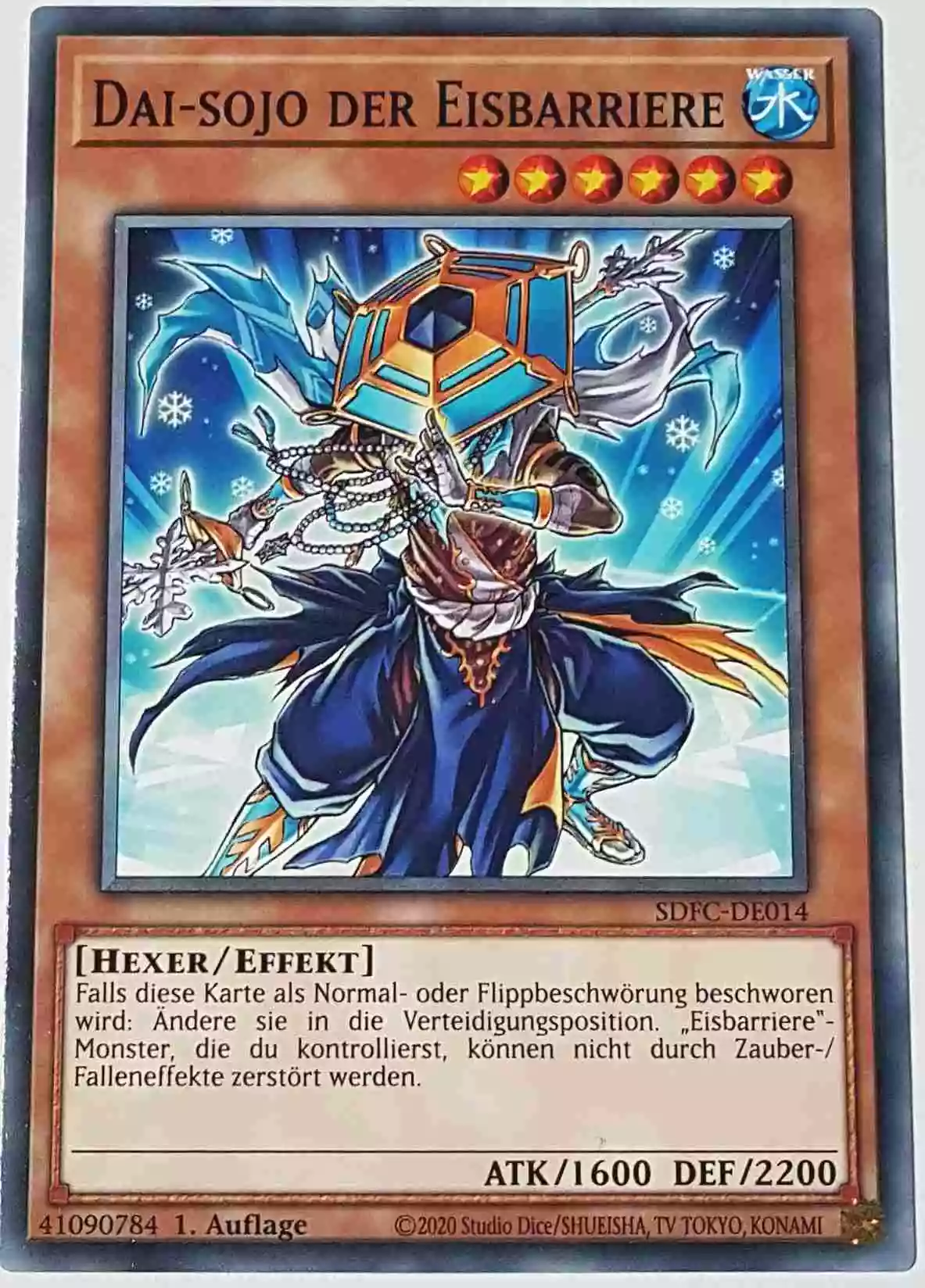 Dai-sojo der Eisbarriere SDFC-DE014 ist in Common Yu-Gi-Oh Karte aus Freezing Chains 1.Auflage