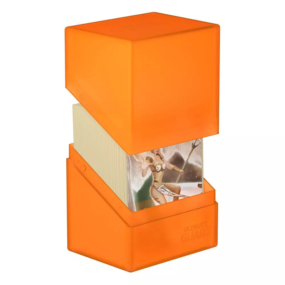 x_ugd010845_b Ultimate Guard Boulder Deck Case 80+ Poppy Topaz