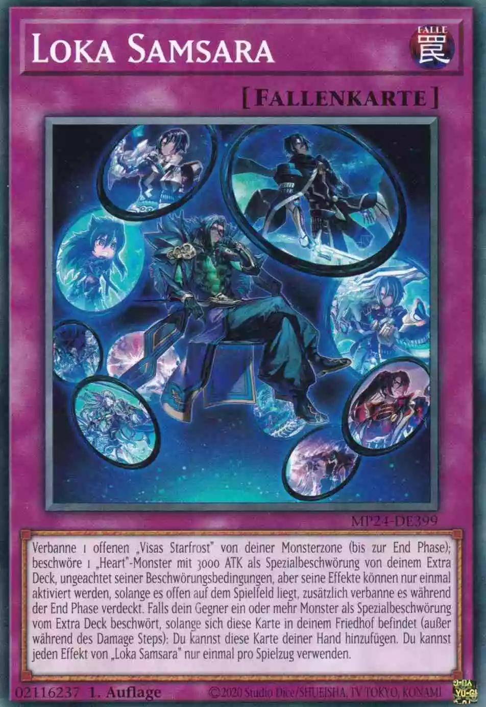 Loka Samsara MP24-DE399 ist in Common Yu-Gi-Oh Karte aus 25th Anniversary Tin Dueling Mirrors 1.Auflage