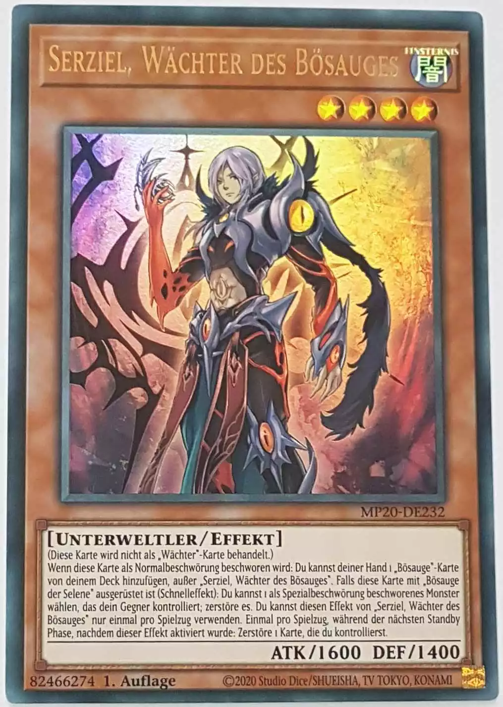 mp20-de232-serziel-waechter-des-boesauges-ultra-rare Serziel, Wächter des Bösauges MP20-DE232 ist in Ultra Rare Yu-Gi-Oh Karte aus 2020 Tin of Lost Memories 1.Auflage