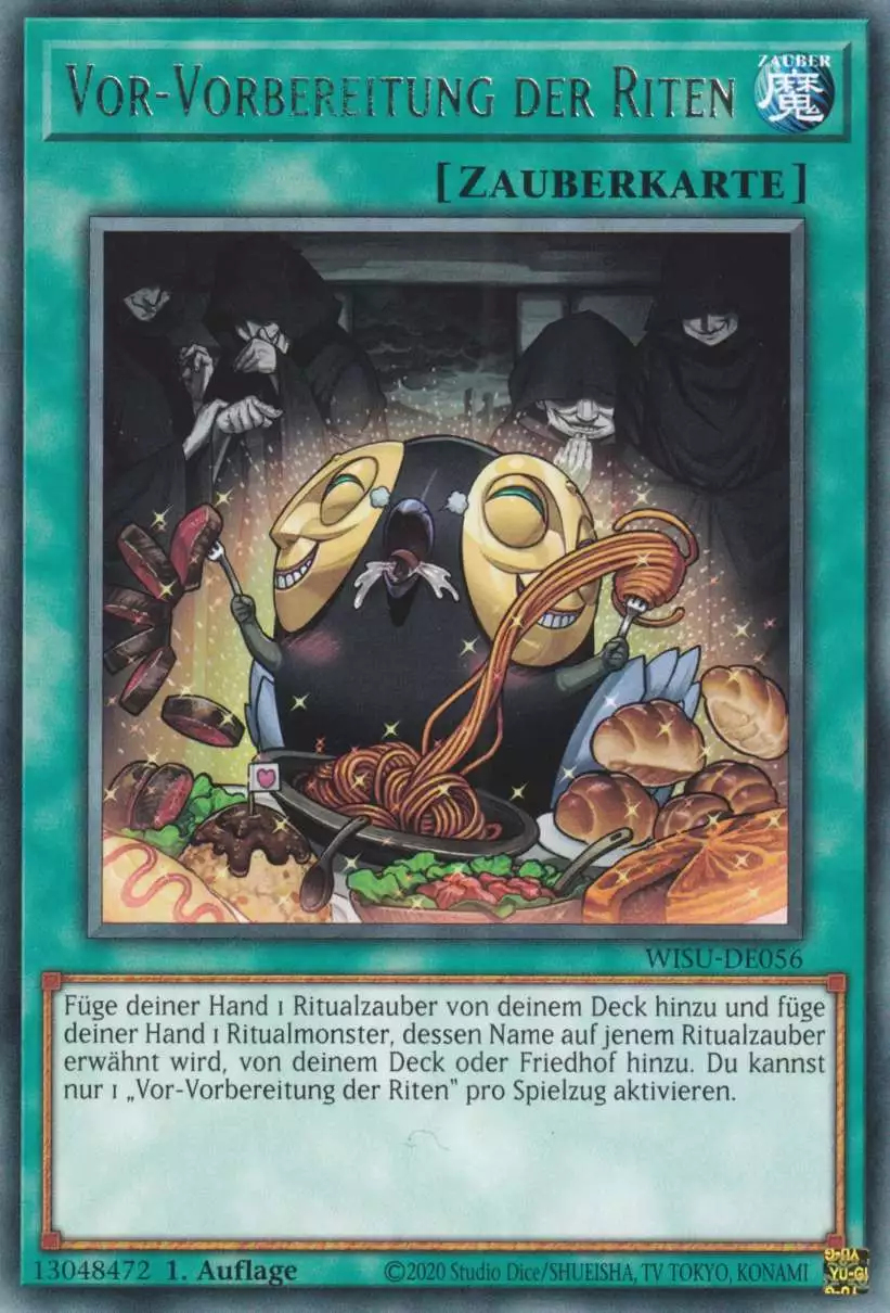 Vor-Vorbereitung der Riten WISU-DE056 ist in Rare Yu-Gi-Oh Karte aus Wild Survivors 1.Auflage