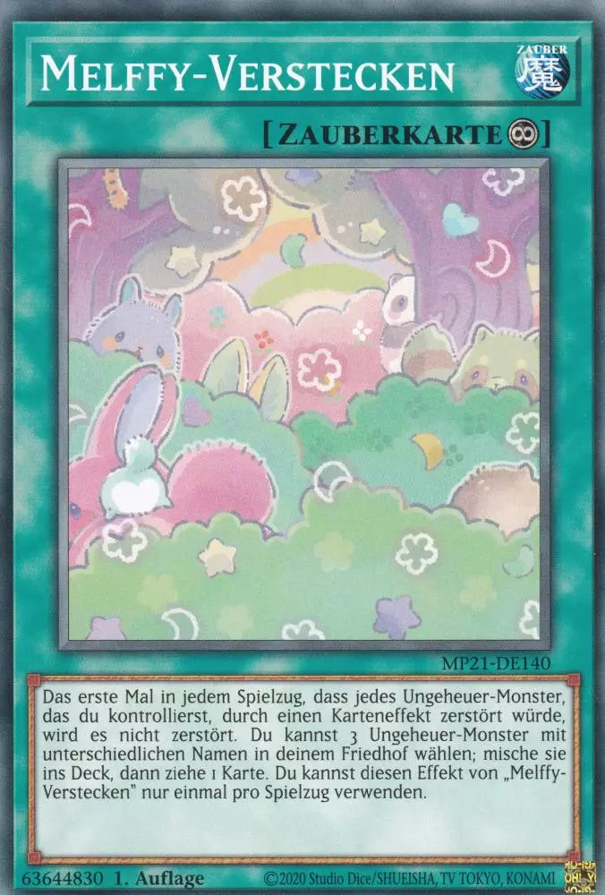 mp21-de140-melffy-verstecken-common-tin-of-ancient-battles Melffy-Verstecken MP21-DE140 ist in Common Yu-Gi-Oh Karte aus Tin of Ancient Battles 1.Auflage