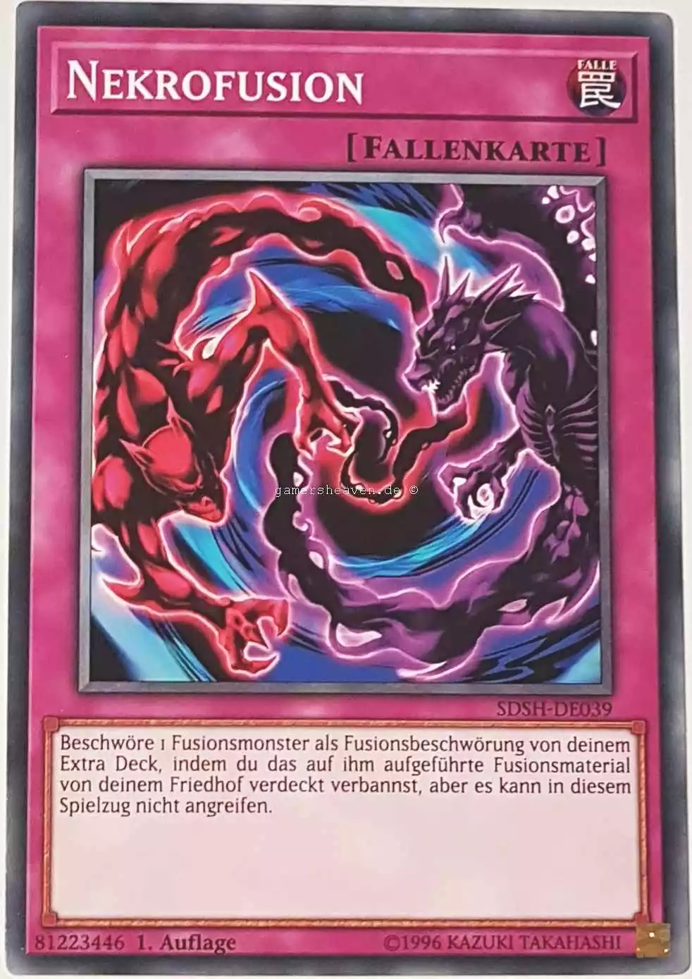 Nekrofusion SDSH-DE039 ist in Common Yu-Gi-Oh Karte aus Shaddoll Showdown 1.Auflage