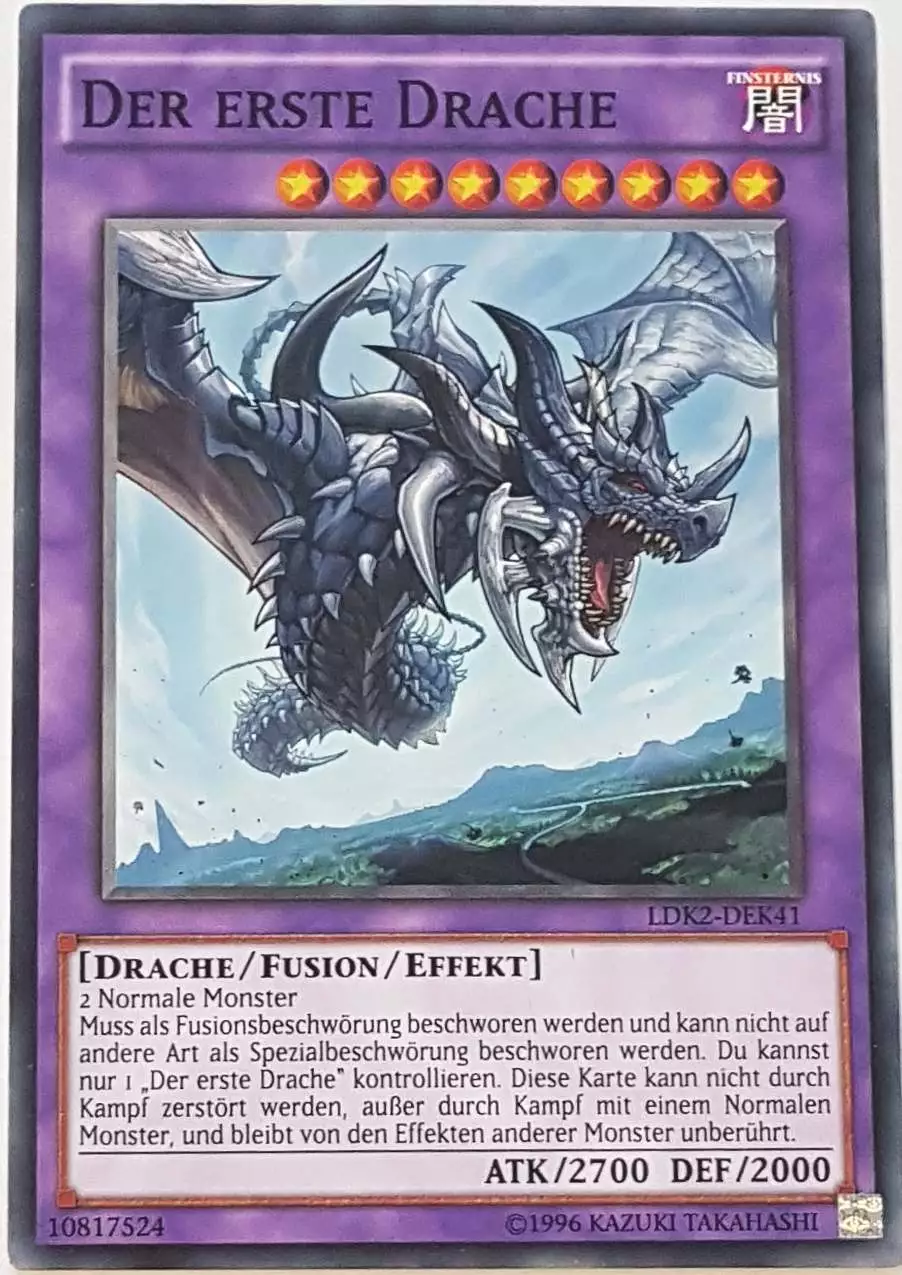 Der erste Drache LDK2-DEK41 ist in Common Yu-Gi-Oh Karte aus Legendary Decks 2 