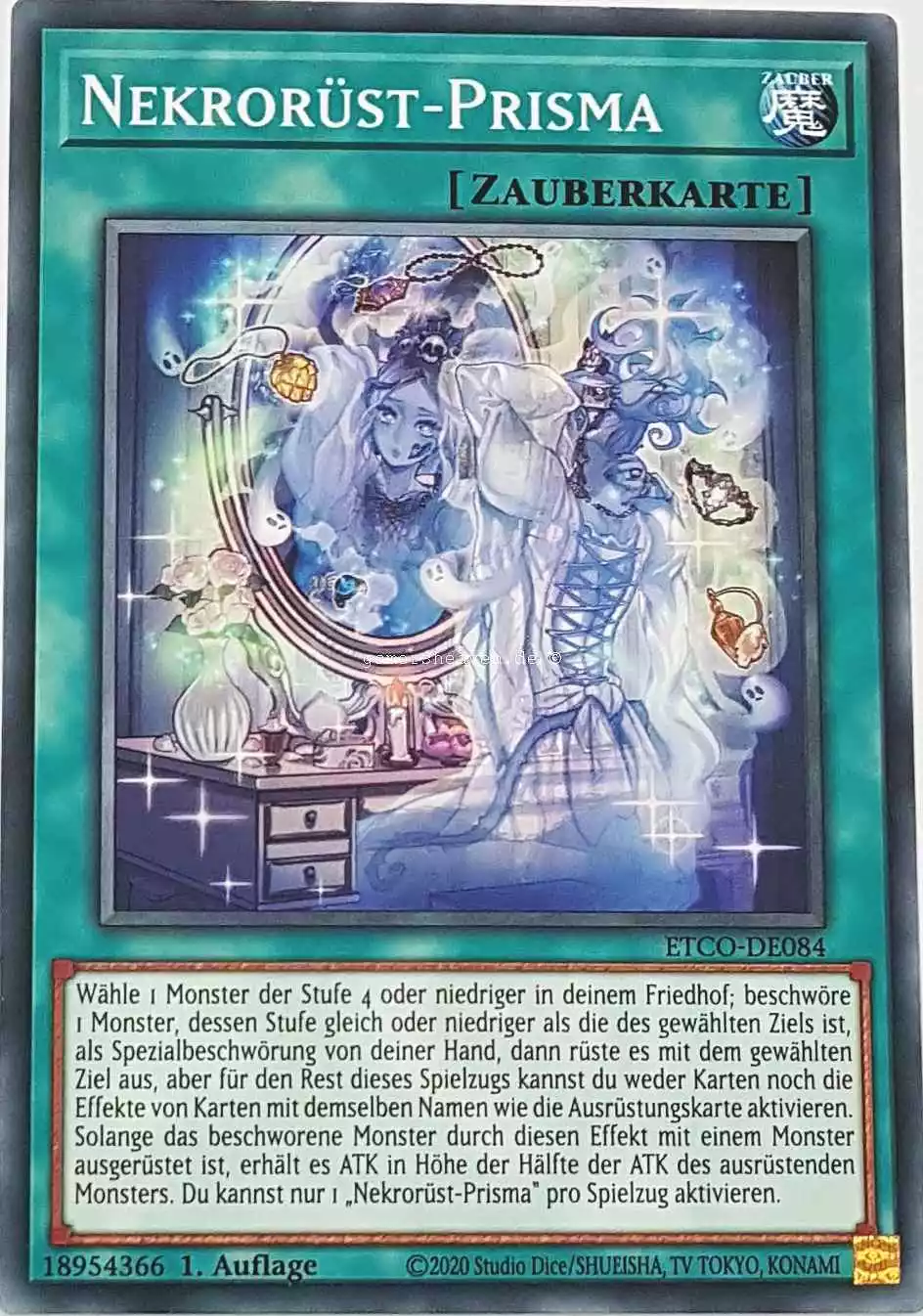 Nekrorüst-Prisma ETCO-DE084 ist in Common Yu-Gi-Oh Karte aus Eternity Code 1.Auflage