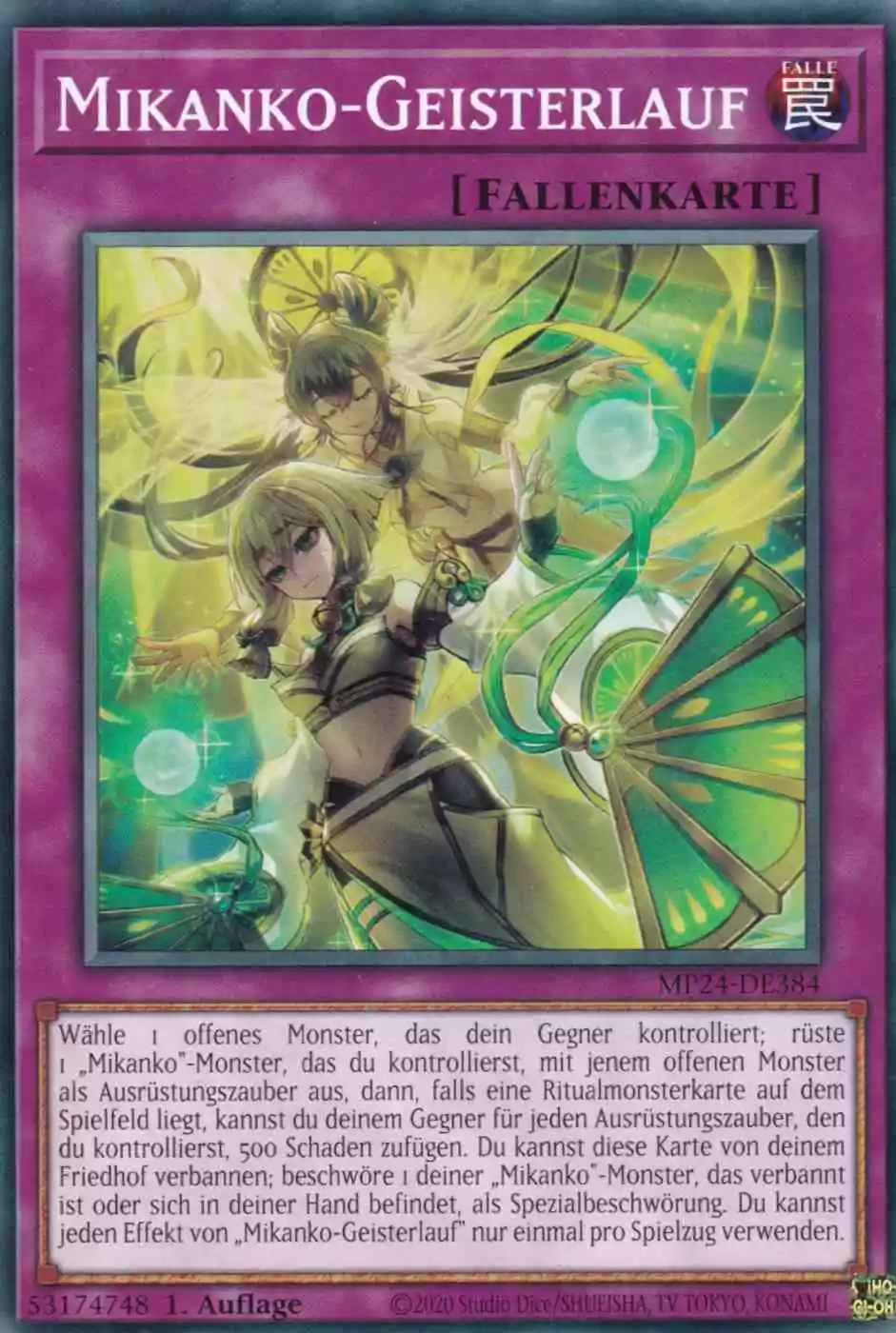 Mikanko-Geisterlauf MP24-DE384 ist in Common Yu-Gi-Oh Karte aus 25th Anniversary Tin Dueling Mirrors 1.Auflage