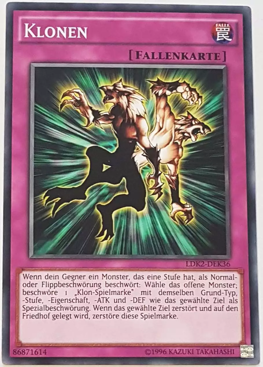 Klonen LDK2-DEK36 ist in Common Yu-Gi-Oh Karte aus Legendary Decks 2 