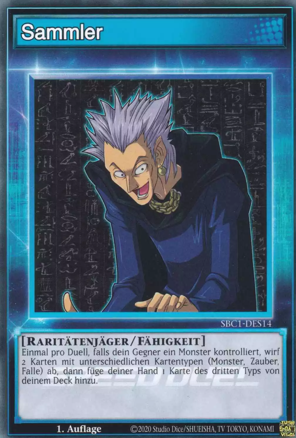 Sammler SBC1-DES14 ist in Common Yu-Gi-Oh Karte aus Streets of Battle City 1.Auflage