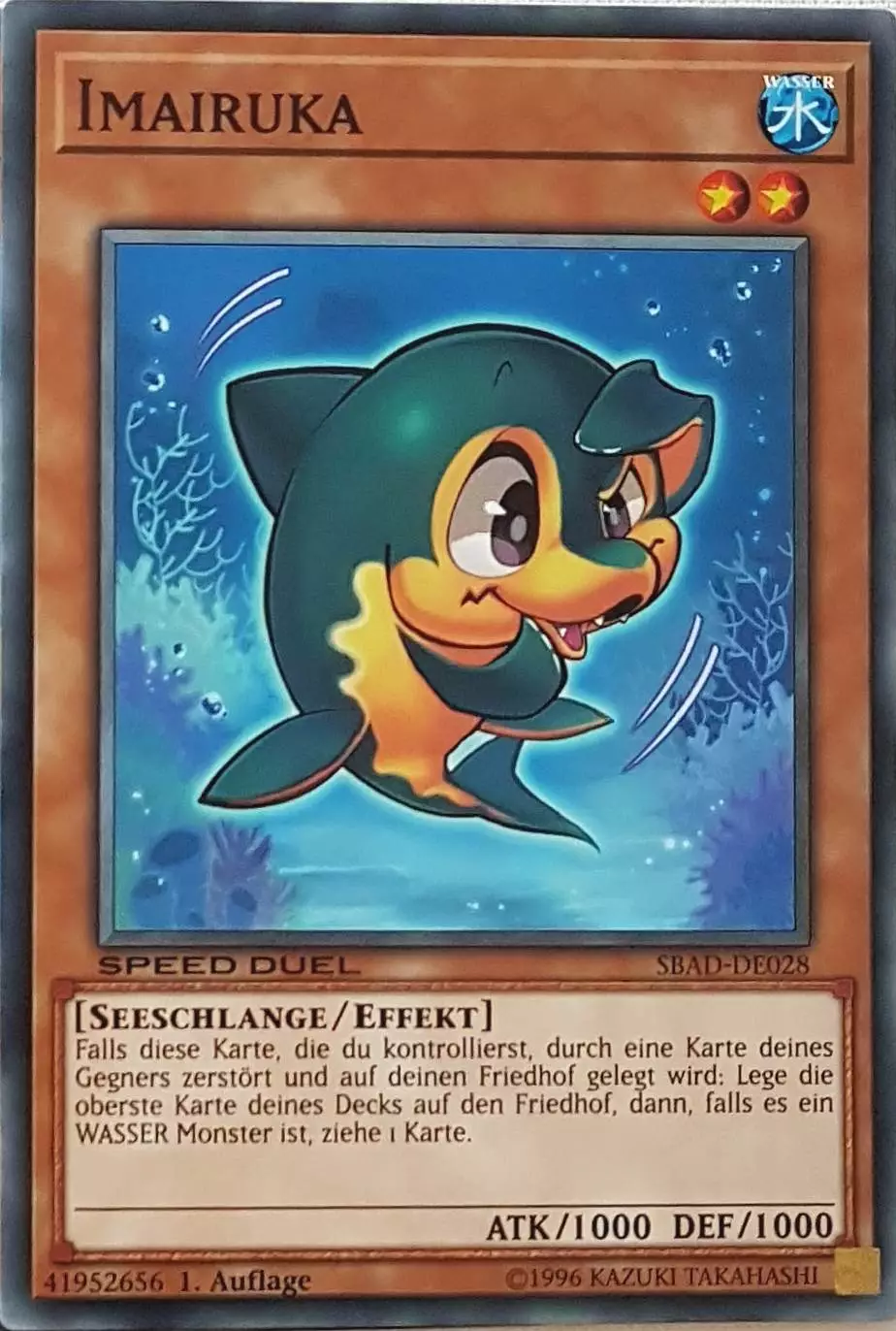 Imairuka SBAD-DE028 ist in Common Yu-Gi-Oh Karte aus Speed Duel Attack from the Deep 1. Auflage