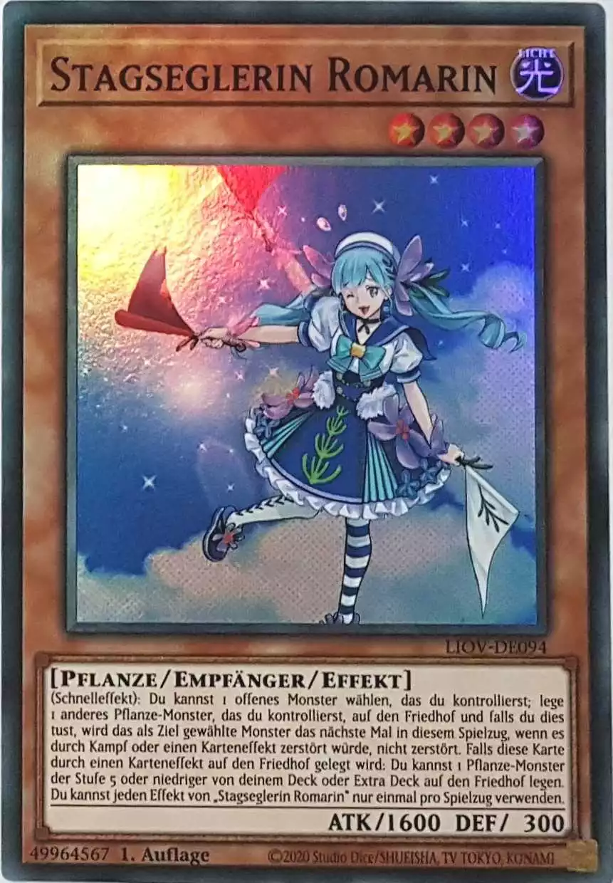 liov-de094-stagseglerin-romarin-super-rare-lightning-overdrive Stagseglerin Romarin LIOV-DE094 ist in Super Rare Yu-Gi-Oh Karte aus Lightning Overdrive 1.Auflage