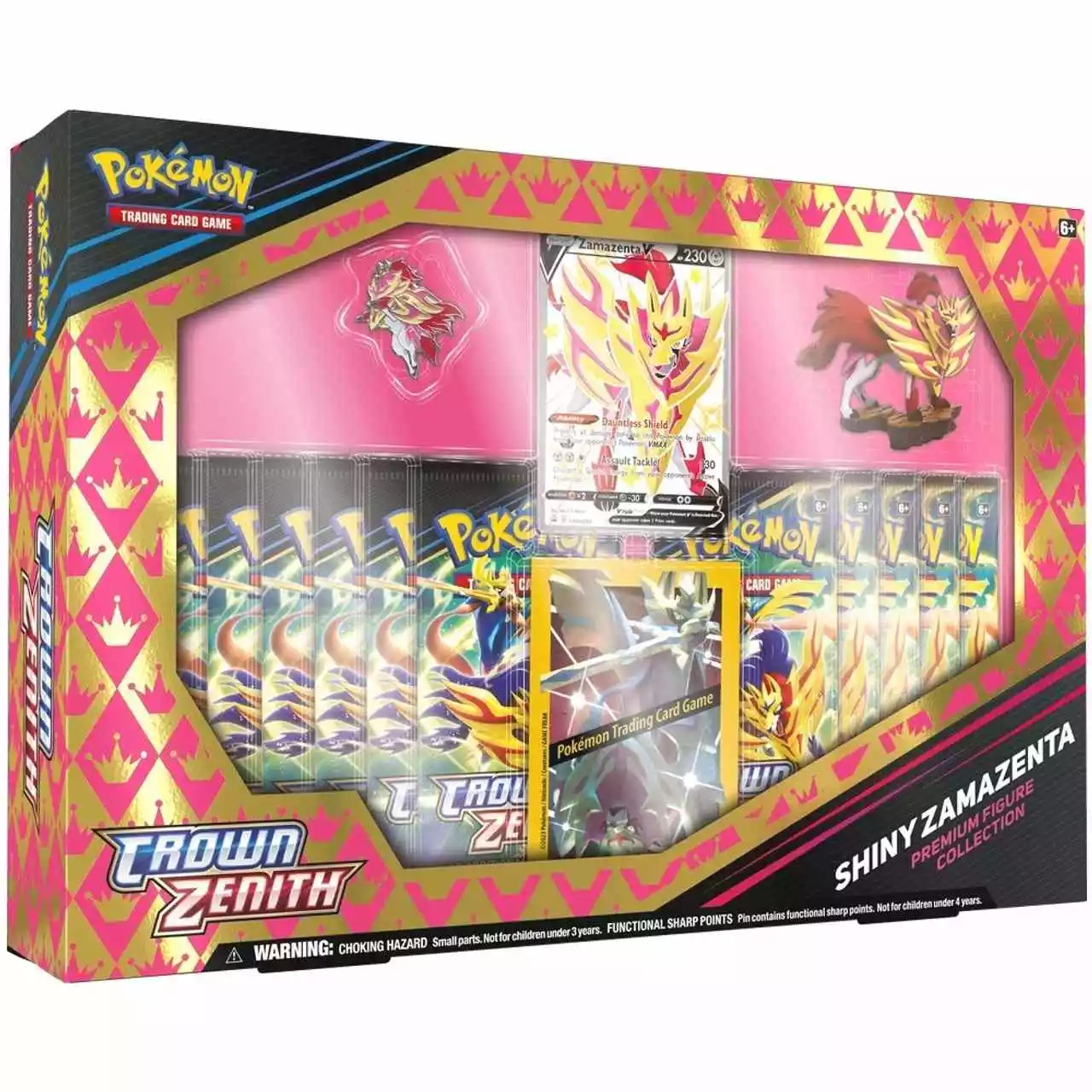 Pokemon Crown Zenith Shiny Zamazenta Premium Figure Collection - Englisch