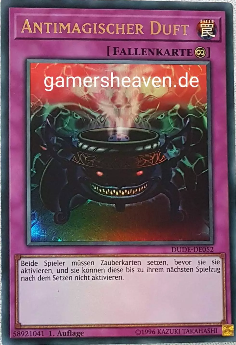 Antimagischer Duft DUDE-DE052 ist in Ultra Rare aus Duel Devastator 1.Auflage