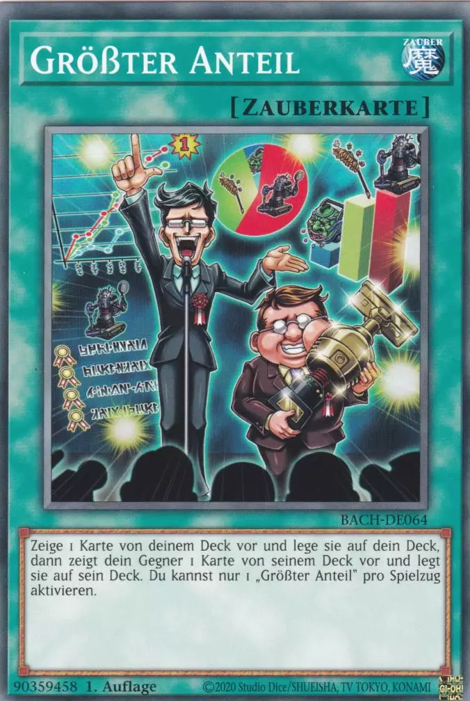 Größter Anteil BACH-DE064 ist in Common Yu-Gi-Oh Karte aus Battle of Chaos 1.Auflage