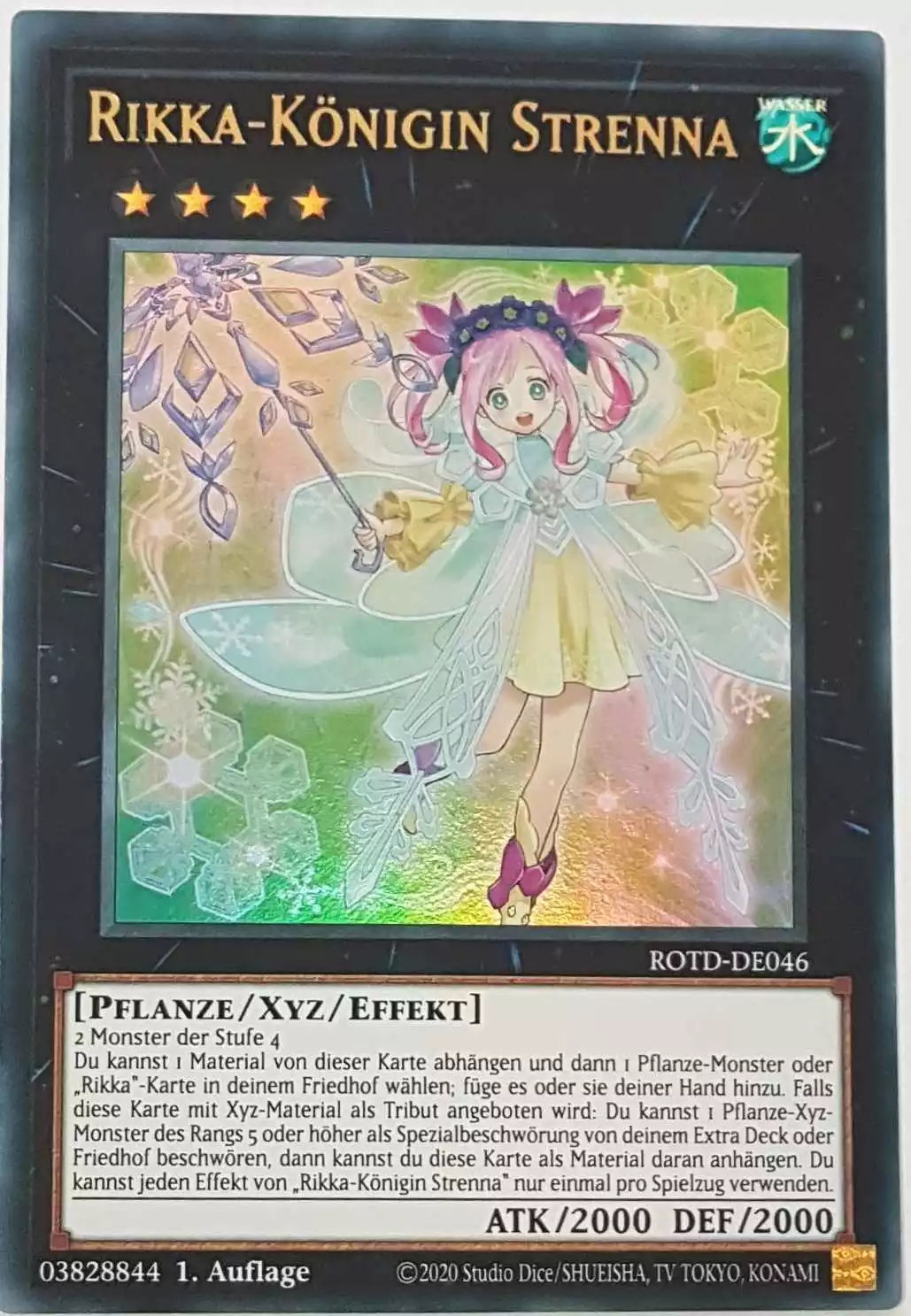 Rikka-Königin Strenna ROTD-DE046 ist in Ultra Rare Yu-Gi-Oh Karte aus Rise of the Duelist 1.Auflage