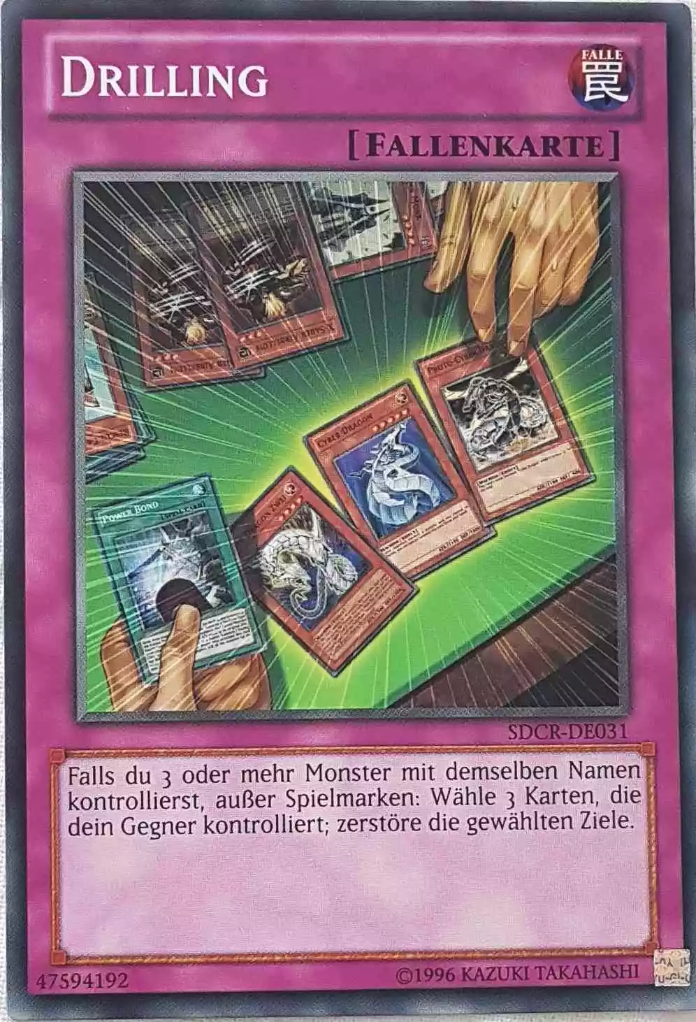 Drilling SDCR-DE031 ist in Common Yu-Gi-Oh Karte aus Cyber Dragon Revolution 