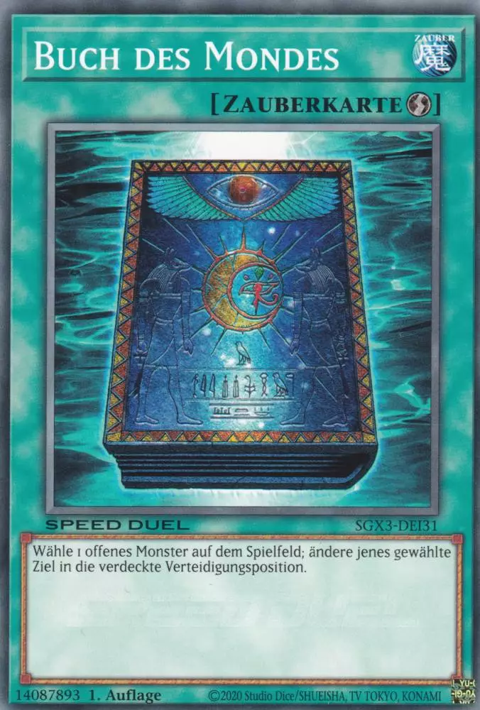 Buch des Mondes SGX3-DEI31 ist in Common Yu-Gi-Oh Karte aus Speed Duel GX: Duelists of Shadows 1.Auflage