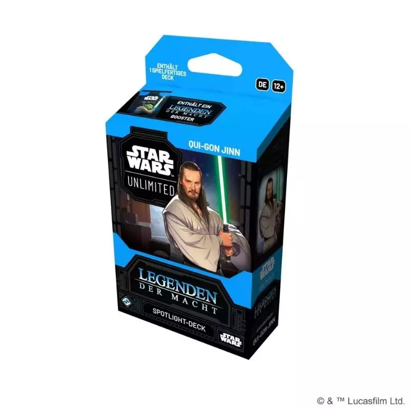 Star Wars: Unlimited - Legends of the Force - Englisch - Qui-Gon Jinn Spotlight Deck