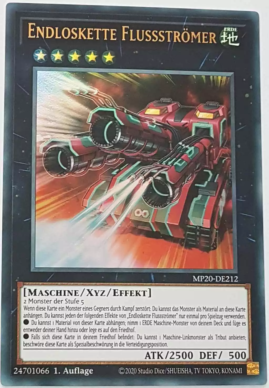 mp20-de212-endloskette-flussstroemer-ultra-rare Endloskette Flussströmer MP20-DE212 ist in Ultra Rare Yu-Gi-Oh Karte aus 2020 Tin of Lost Memories 1.Auflage