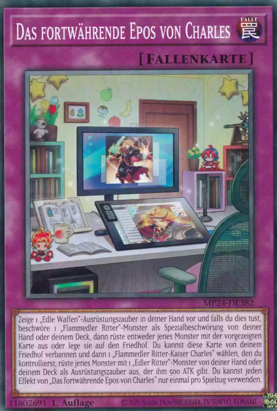 Das fortwährende Epos von Charles MP24-DE382 ist in Common Yu-Gi-Oh Karte aus 25th Anniversary Tin Dueling Mirrors 1.Auflage