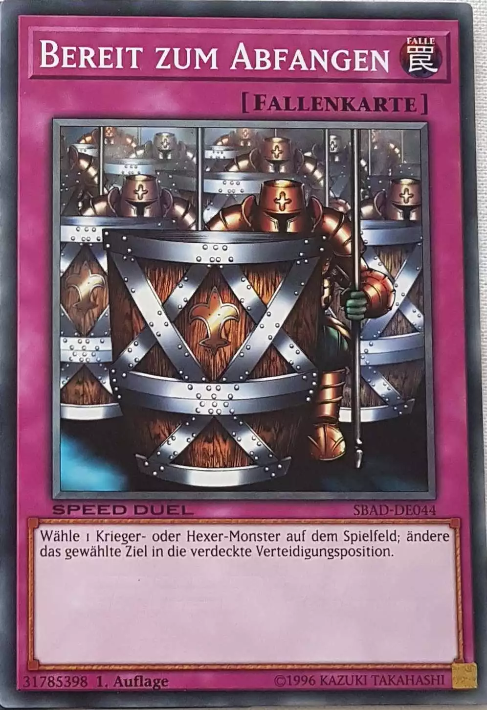 Bereit zum Abfangen SBAD-DE044 ist in Common Yu-Gi-Oh Karte aus Speed Duel Attack from the Deep 1. Auflage