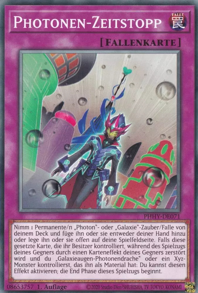 Photonen-Zeitstopp PHHY-DE071 ist in Common Yu-Gi-Oh Karte aus Photon Hypernova 1.Auflage