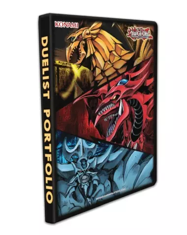 Egyptian God Slifer, Obelisk und Ra - 9-Pocket Duelist Portfolio Yugioh