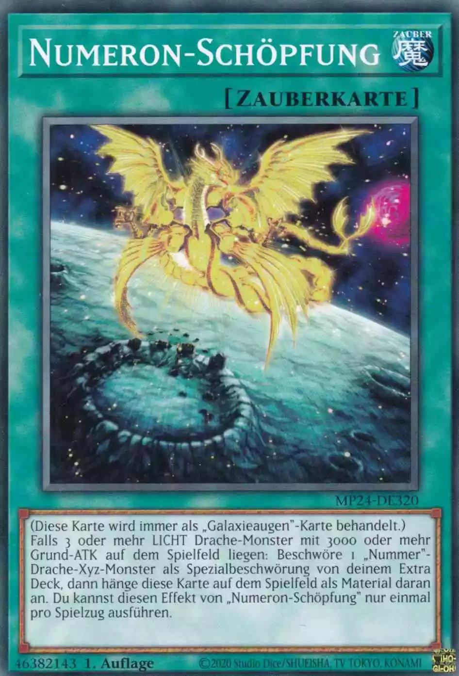 Numeron-Schöpfung MP24-DE320 ist in Common Yu-Gi-Oh Karte aus 25th Anniversary Tin Dueling Mirrors 1.Auflage