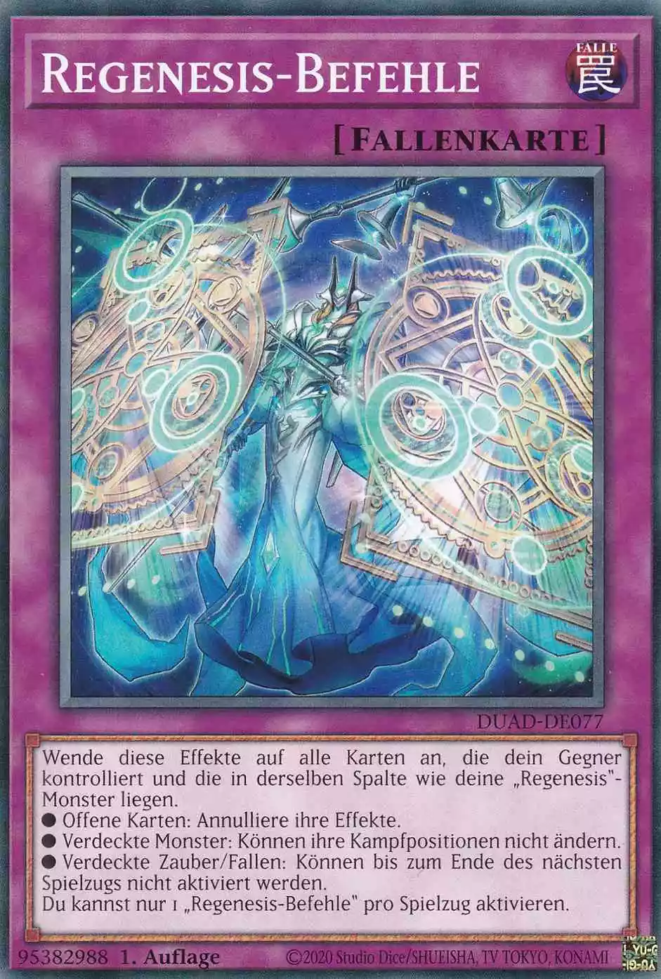 Regenesis-Befehle DUAD-DE077 ist in Common Yu-Gi-Oh Karte aus Duelist’s Advance 1.Auflage
