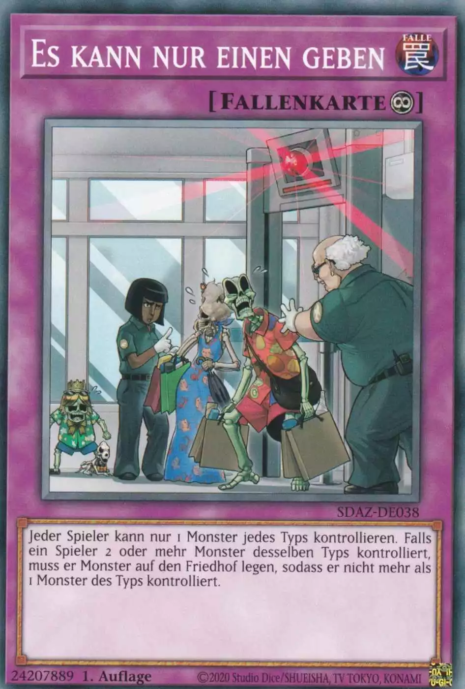 Es kann nur einen geben SDAZ-DE038 ist in Common Yu-Gi-Oh Karte aus Structure Deck Albaz Strike 1.Auflage