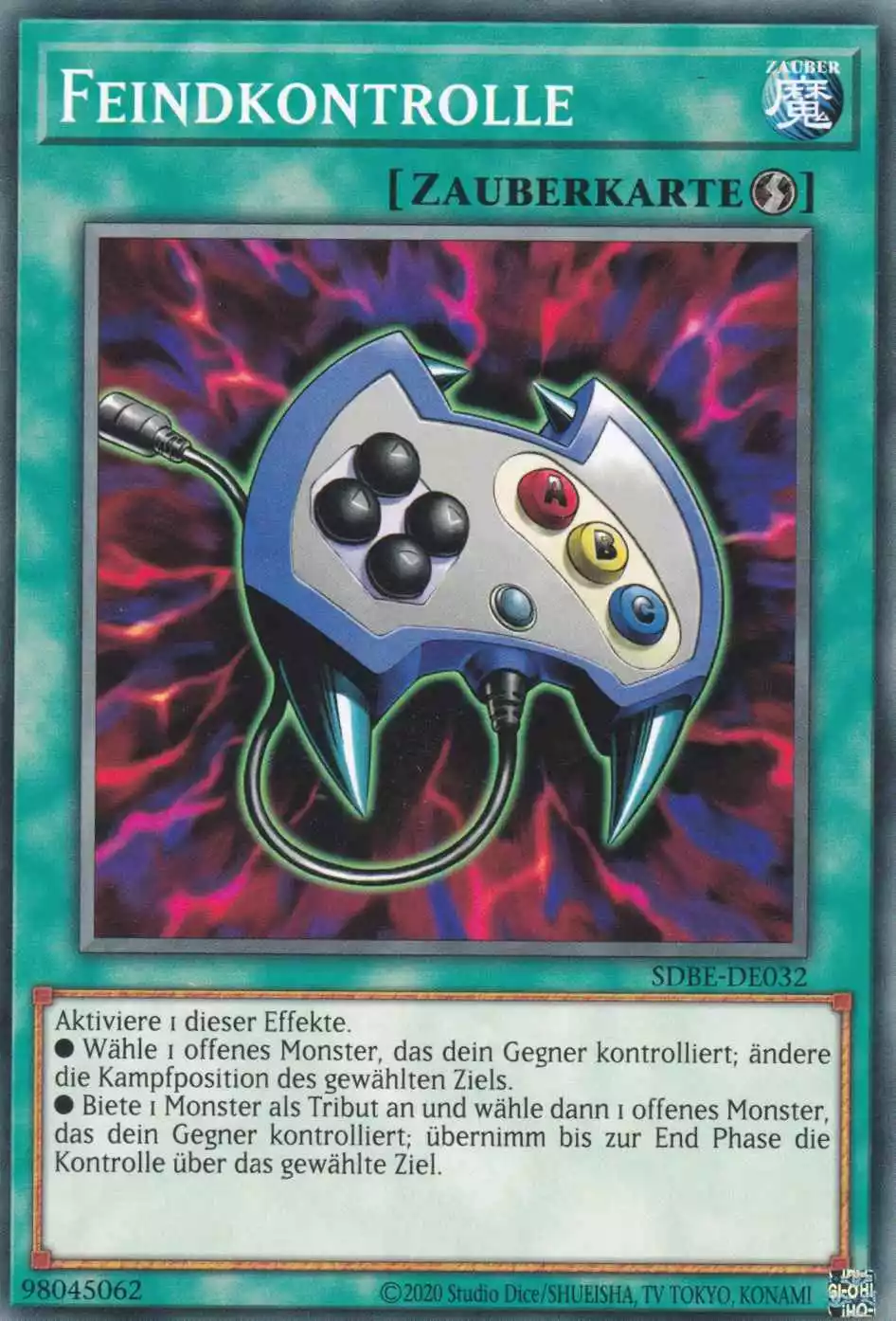 Feindkontrolle SDBE-DE032 ist in Common Yu-Gi-Oh Karte aus Saga of Blue-Eyes White Dragon unlimitiert