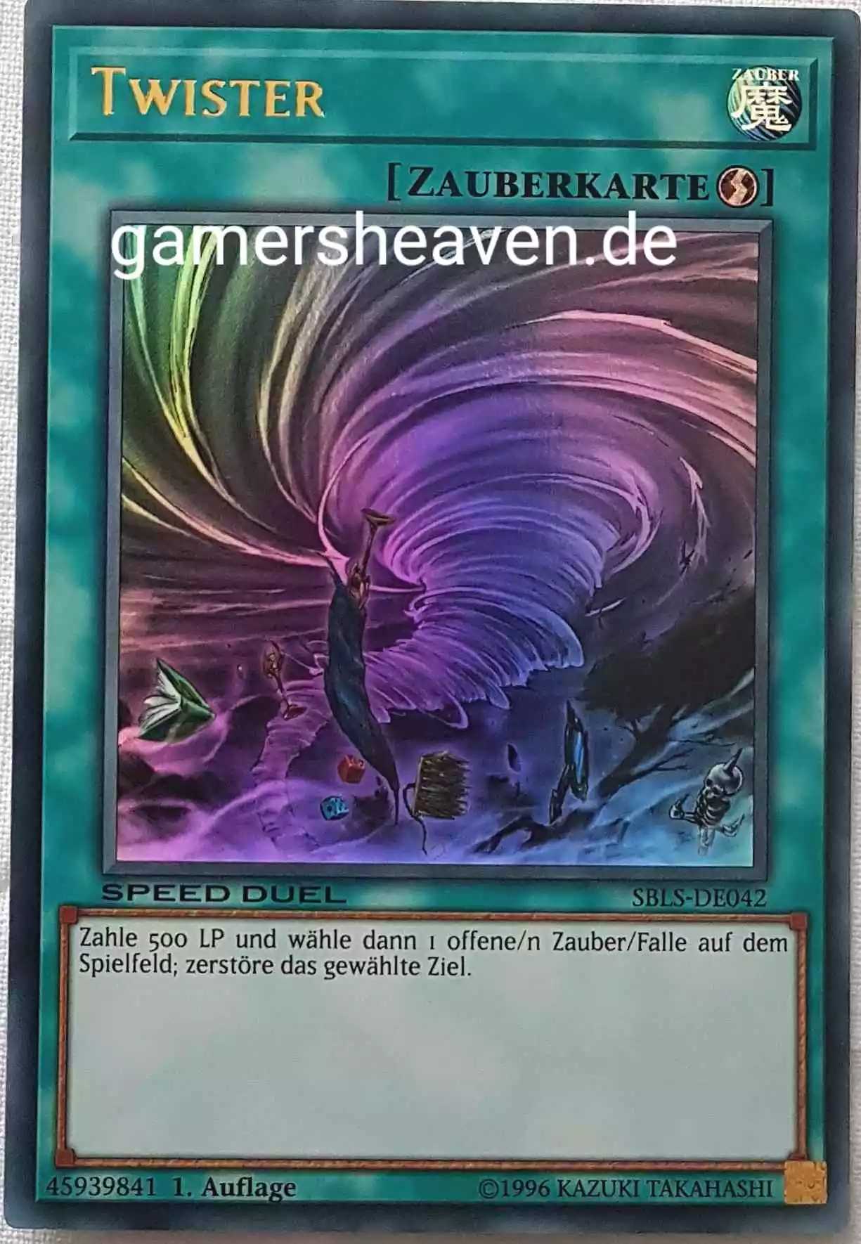 Twister SBLS-DE042 ist in Ultra Rare Yu-Gi-Oh Karte aus Speed Duel Arena of Lost Souls 1. Auflage