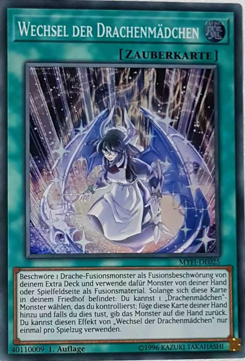 Wechsel der Drachenmädchen MYFI-DE025 ist in Super Rare aus Mystic Fighters 1.Auflage