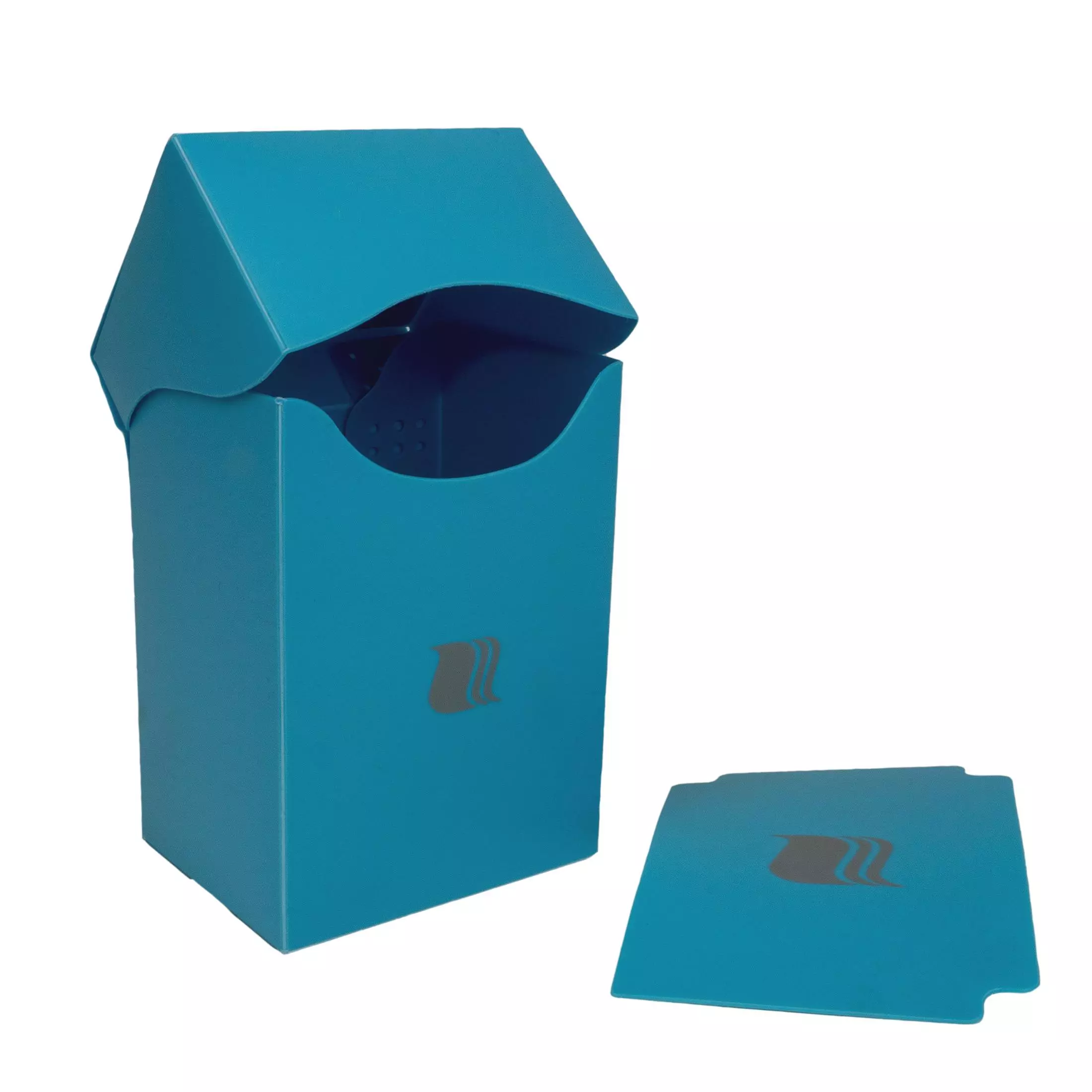 Deck-Box-in-Hellblau-Blackfire-f-r-80-Karten Deck Box in Hellblau Blackfire für 80 Karten