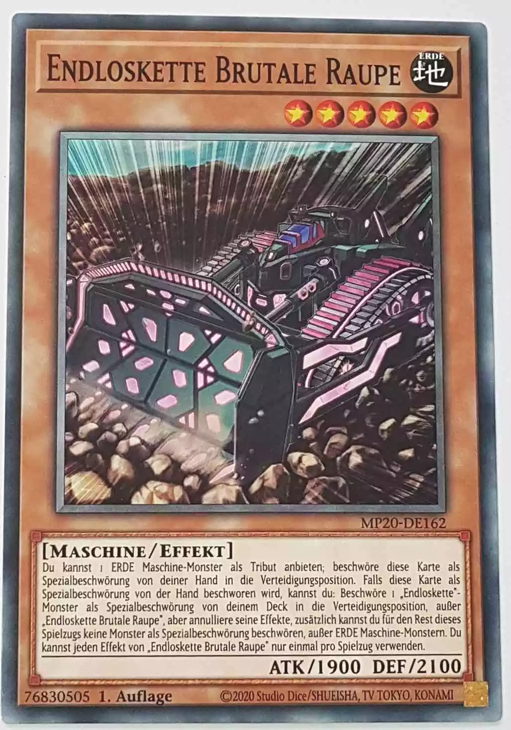 Endloskette Brutale Raupe MP20-DE162 ist in Common Yu-Gi-Oh Karte aus 2020 Tin of Lost Memories 1.Auflage