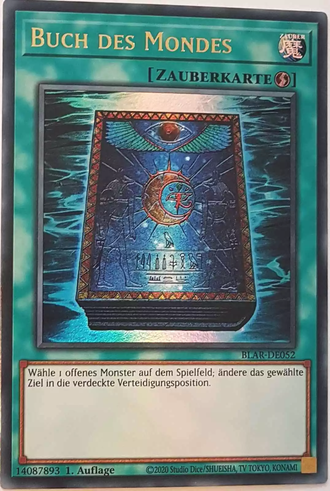 Buch des Mondes BLAR-DE052 ist in Ultra Rare Yu-Gi-Oh Karte aus Battles of Legend: Armageddon 1.Auflage